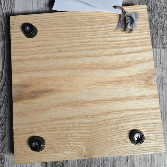 Handcrafted Live Edge Cherry Wood Trivet BC Mountain Sheep Engraved - Picture 4 of 8